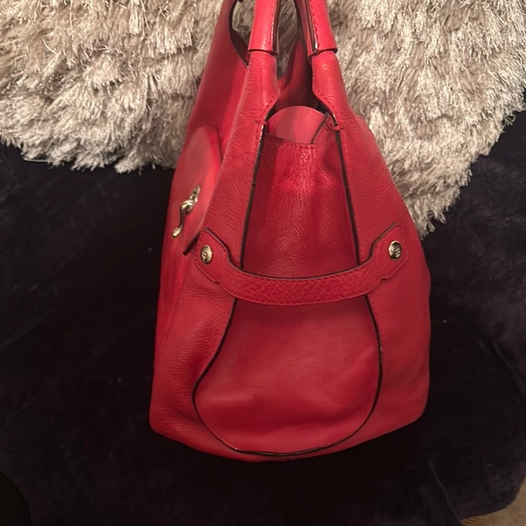 Kate Spade Red Leather Shoulder Bag - Picture 3 of 10